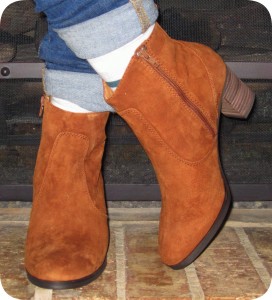 Shoes-day: Quinn Ankle Boots in Dark Cedar