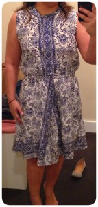 Madewell Silk Journey Dress in Porcelain Floral
