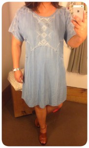 Anthropologie: White Sands Chambray Tunic, Ocean Dipped Tunic Dress