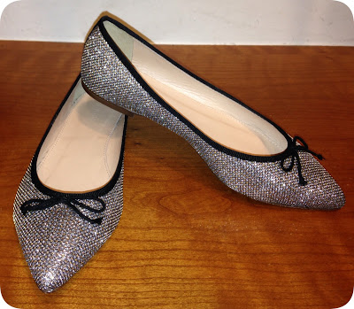 Shoes-day: Gemma Glitter Flats