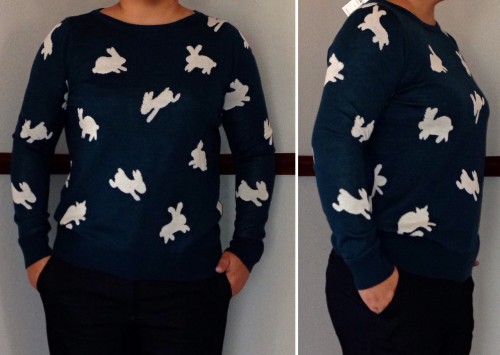 Loft: Rabbit Sweater, Ivy Softened Shirt, Crisp Softened Tunic