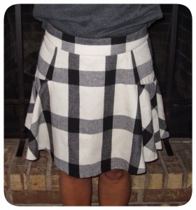 Banana Republic: Plaid Fit-and-Flare Skirt
